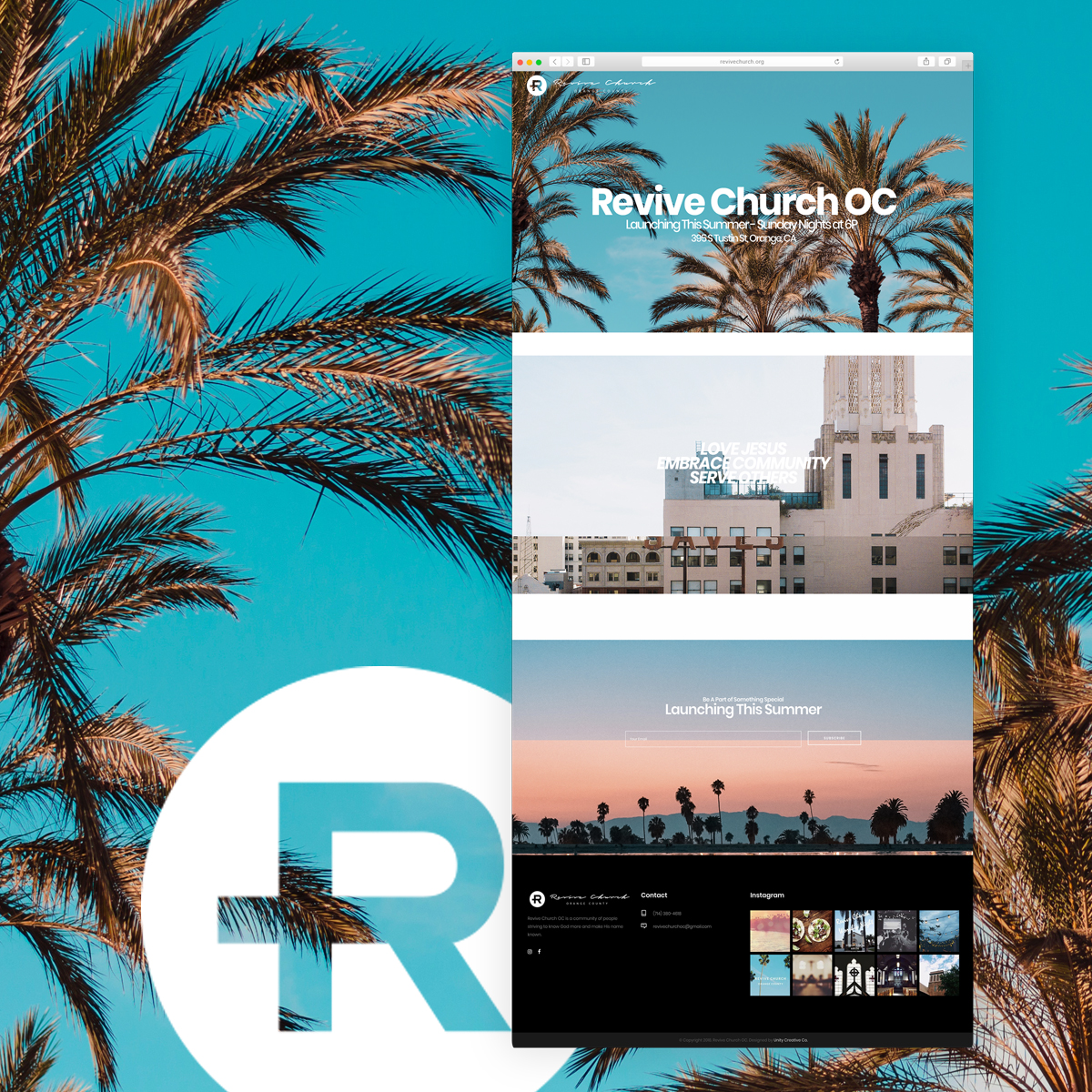 branding - creative - agency - logo design - community -marketing - web design - social media - revive church - church branding - church design - orange county